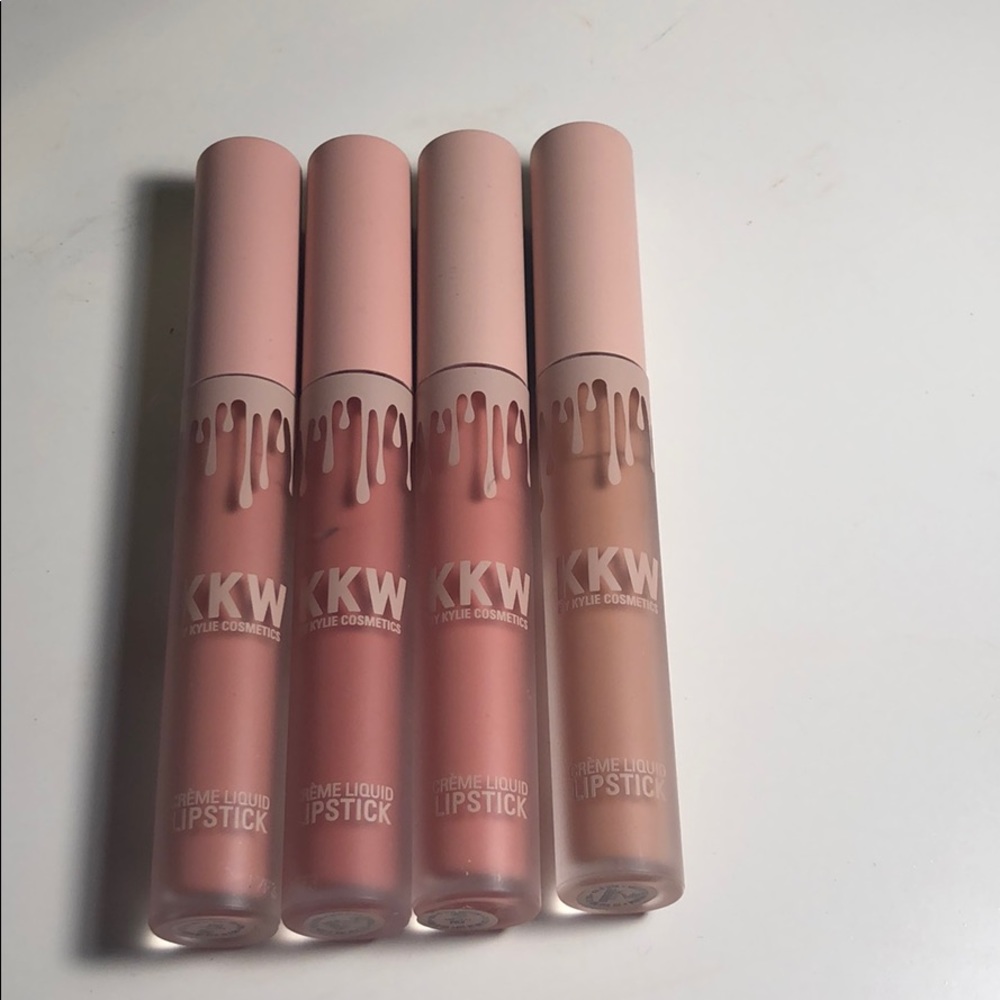 Kylie cosmetics x KKW creme lipstick set